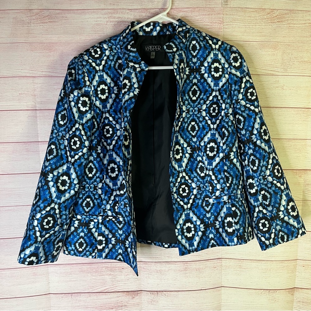 Kasper Beautiful‎ 100% Polyester Blazer Size 10